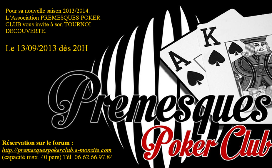 Flyer du tournoi découverte du 13 septembre 2013